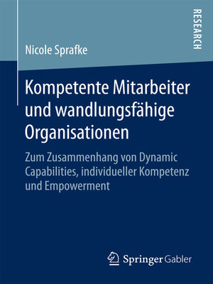 cover image of Kompetente Mitarbeiter und wandlungsfähige Organisationen